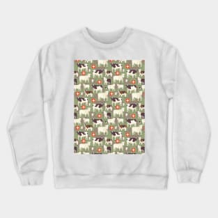 Swiss friendly cows Crewneck Sweatshirt